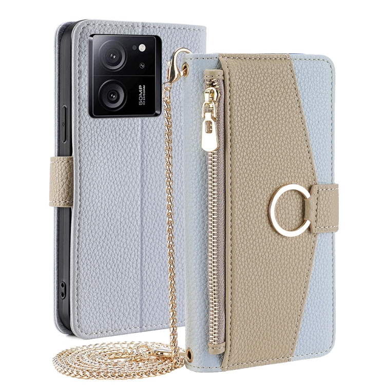 

For Xiaomi Redmi K60 Ultra Crossbody Litchi Texture Leather Phone Case(Blue)
