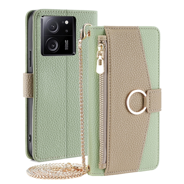 

For Xiaomi Redmi K60 Ultra Crossbody Litchi Texture Leather Phone Case(Green)
