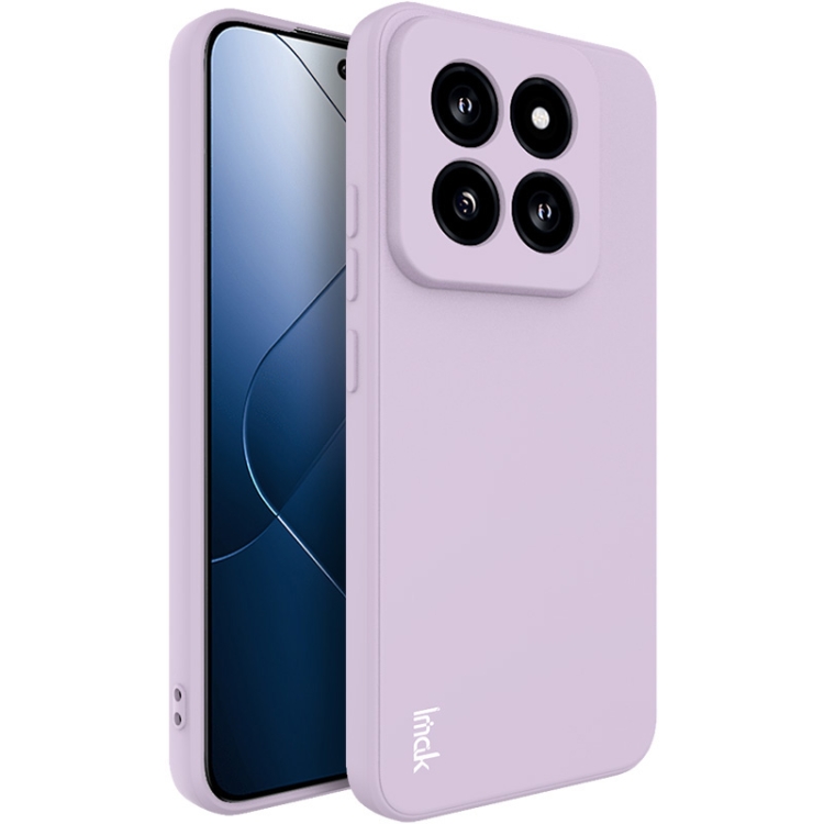 

For Xiaomi 14 Pro 5G imak UC-4 Series Straight Edge TPU Phone Case(Purple)