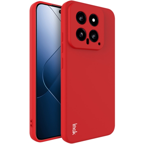

For Xiaomi 14 5G imak UC-4 Series Straight Edge TPU Phone Case(Red)