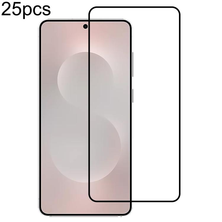 

For Samsung Galaxy S26 Edge 5G 25pcs Full Glue Screen Tempered Glass Film, Support Fingerprint Unlocking