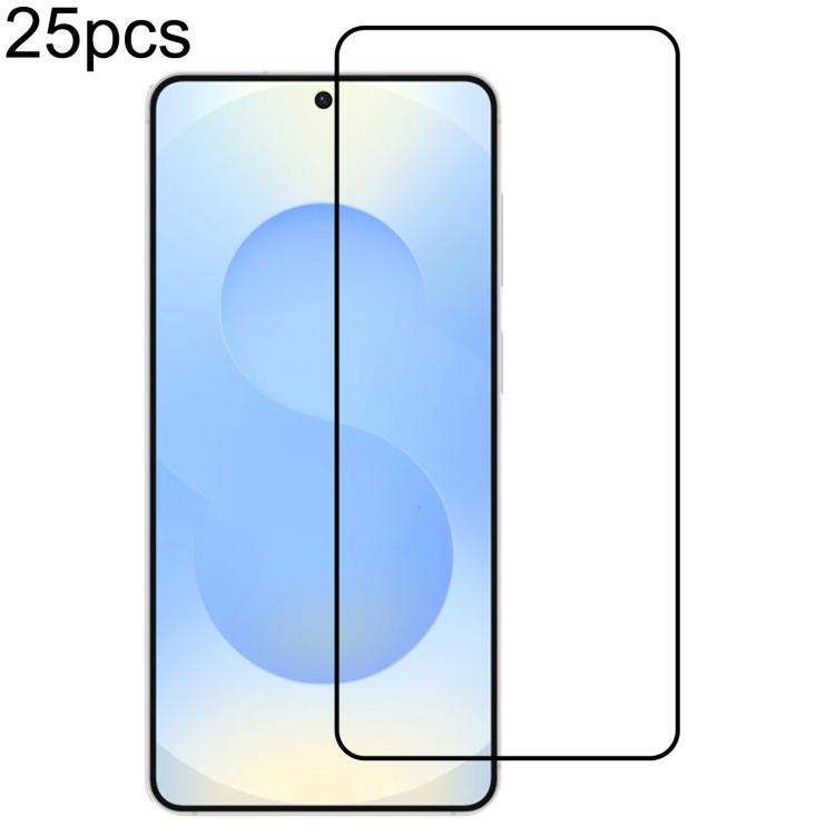

For Samsung Galaxy S26+ 5G 25pcs Full Glue Screen Tempered Glass Film, Support Fingerprint Unlocking