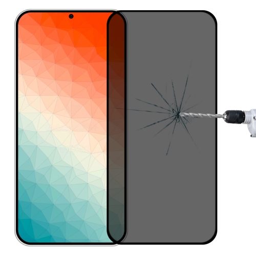 

For Samsung Galaxy S24 5G Full Cover Anti-peeping Tempered Glass Film, Support Fingerprint Unlocking