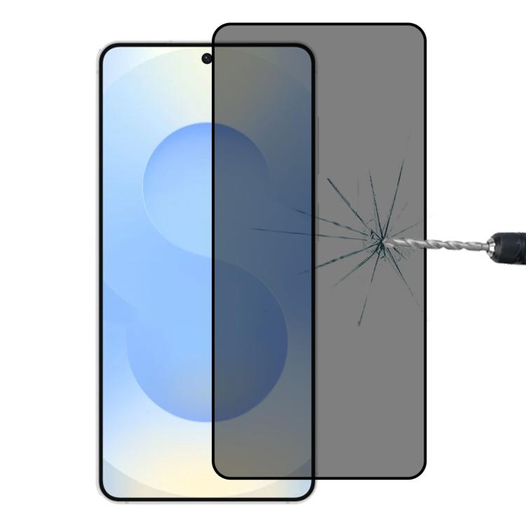

For Samsung Galaxy S26+ 5G Full Cover Anti-peeping Tempered Glass Film, Support Fingerprint Unlocking