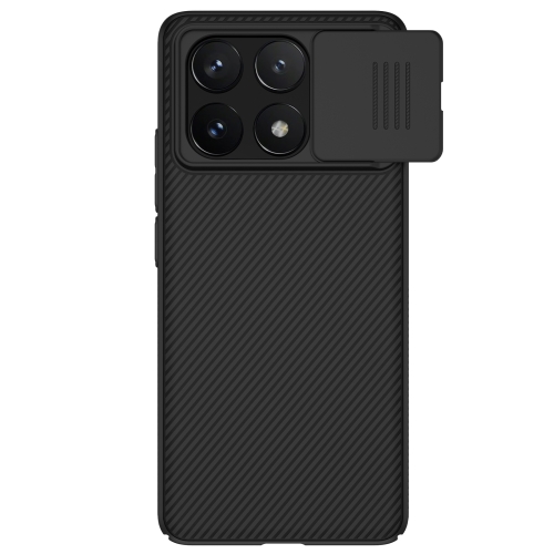 

For Xiaomi Redmi K70E / Poco X6 Pro 5G NILLKIN Black Mirror Series Camshield PC Phone Case(Black)