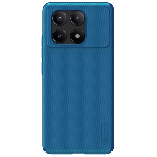 For Xiaomi Redmi K70E / Poco X6 Pro 5G NILLKIN Frosted PC Phone Case(Blue) фотоэпилятор poco case 4060 white