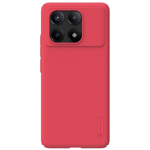 

For Xiaomi Redmi K70E / Poco X6 Pro 5G NILLKIN Frosted PC Phone Case(Red)