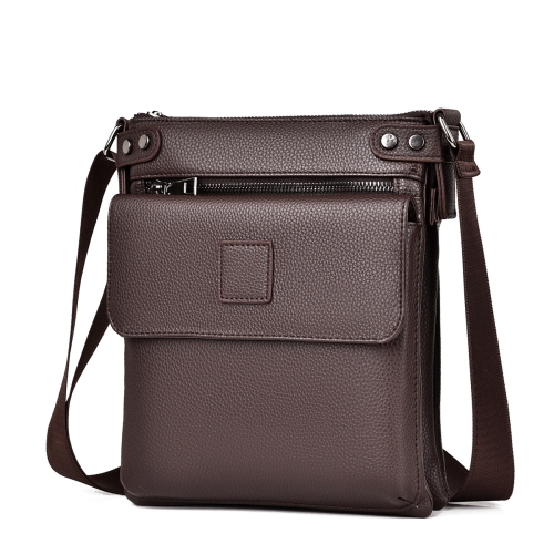 

WEIXIER D278 Men Casual Crossbody Single Shoulder Bag(Brown)