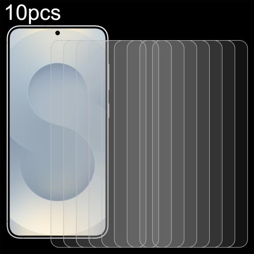 

For Samsung Galaxy S25 Edge 5G 10pcs 0.18mm 9H 2.5D Tempered Glass Film, Support Fingerprint Unlocking