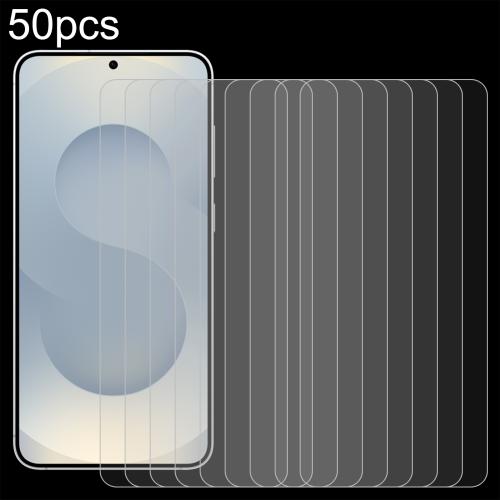 

For Samsung Galaxy S25 Edge 5G 50pcs 0.18mm 9H 2.5D Tempered Glass Film, Support Fingerprint Unlocking