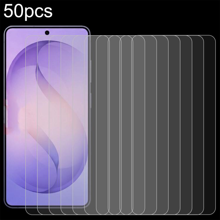 

For Samsung Galaxy S26 Ultra 5G 50pcs 0.18mm 9H 2.5D Tempered Glass Film, Support Fingerprint Unlocking