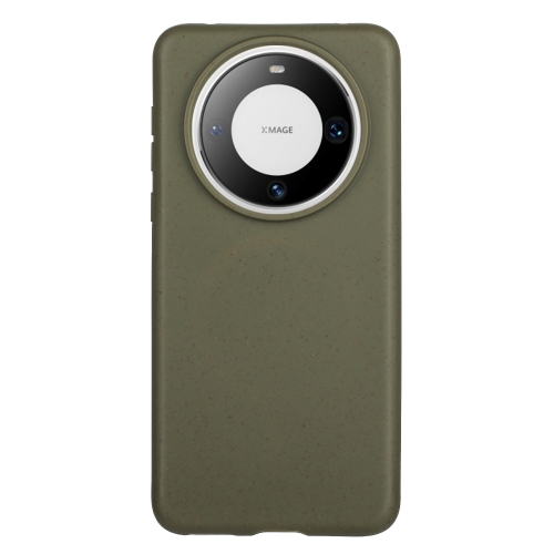

For Huawei Mate 60 Wheat Straw Material + TPU Phone Case(Army Green)