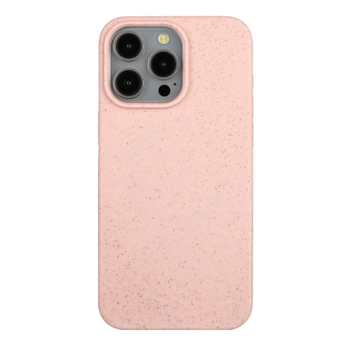 

For iPhone 11 Pro Max Wheat Straw Material + TPU Phone Case(Pink)