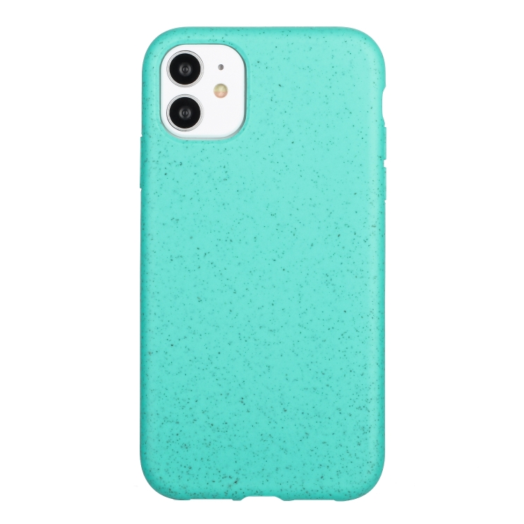 

For iPhone 11 Wheat Straw Material + TPU Phone Case(Green)