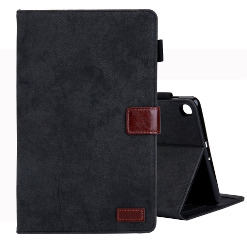 

For Samsung Galaxy Tab A9 Cloth Texture Leather Tablet Case(Black)