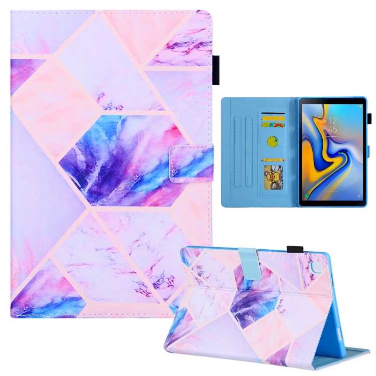 

For Samsung Galaxy Tab A9 Colored Drawing Leather Tablet Case(Colorful Grid)