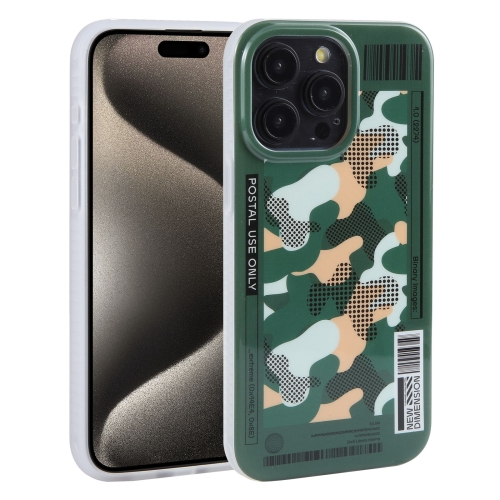 

For iPhone 15 Pro Max Mutural Billboard Series Phone Case(Green)