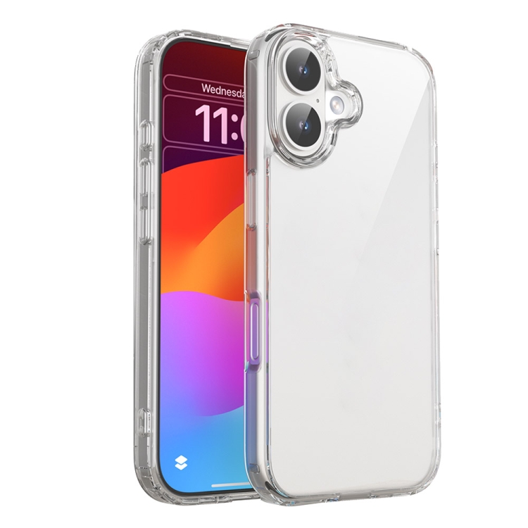 

For iPhone 16 Plus Mutural Ice Series TPU Phone Case(Transparent)