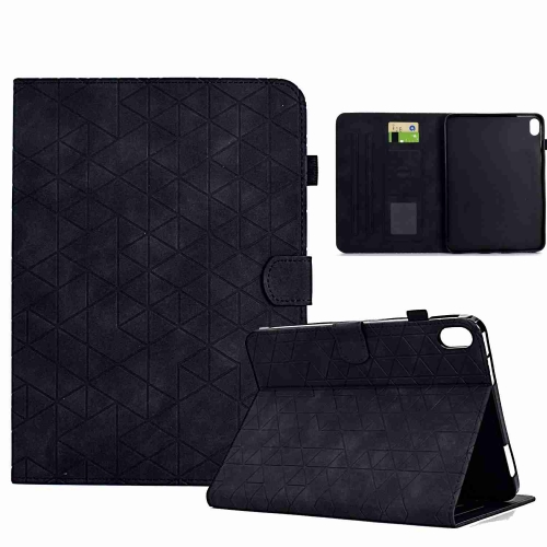 

For iPad 10th Gen 10.9 2022 Rhombus TPU Smart Leather Tablet Case(Black)
