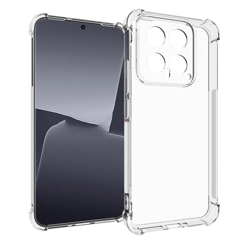 

For Xiaomi 14 Shockproof Non-slip Thickening TPU Phone Case(Transparent)