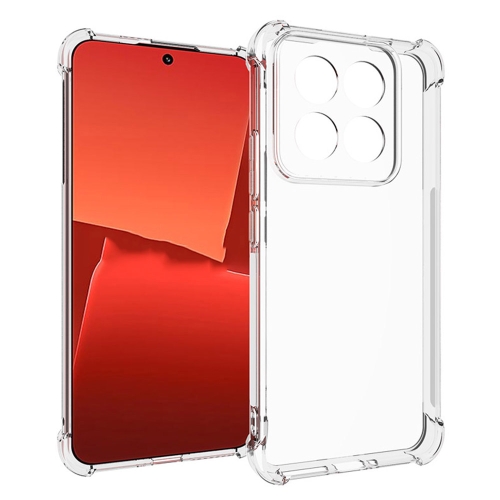 

For Xiaomi 14 Pro Shockproof Non-slip Thickening TPU Phone Case(Transparent)