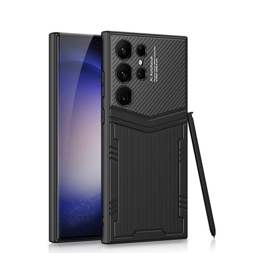 

For Samsung Galaxy S24 Ultra 5G GKK TPU + PU Full Coverage Phone Case(Vertical Texture)