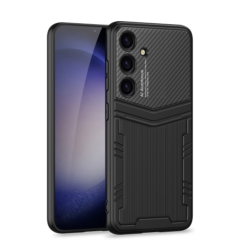 

For Samsung Galaxy S24+ 5G GKK TPU + PU Full Coverage Phone Case(Vertical Texture)