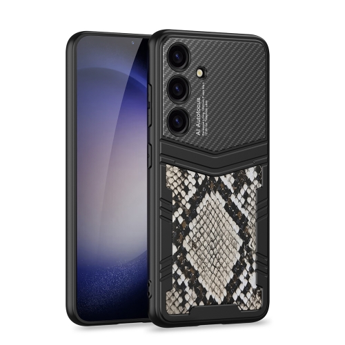 

For Samsung Galaxy S24+ 5G GKK TPU + PU Full Coverage Phone Case(Python Texture)