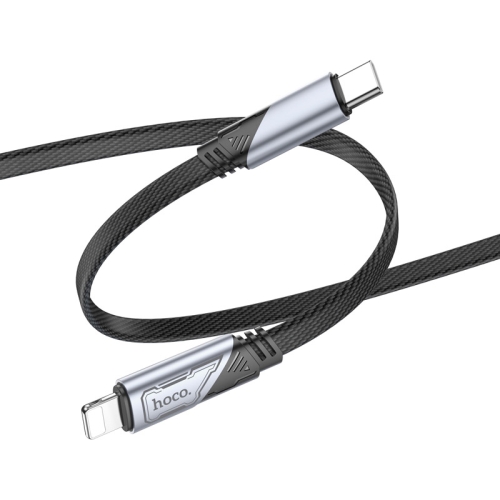 

hoco U119 Machine PD27W USB-C / Type-C to 8 Pin Fast Charging Data Cable, Length: 1.2m(Black)