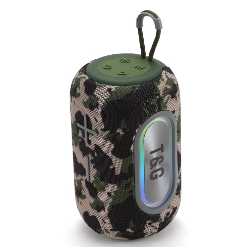 

T&G TG665 20W LED Portable Subwoofer Wireless Bluetooth Speaker(Camouflage)
