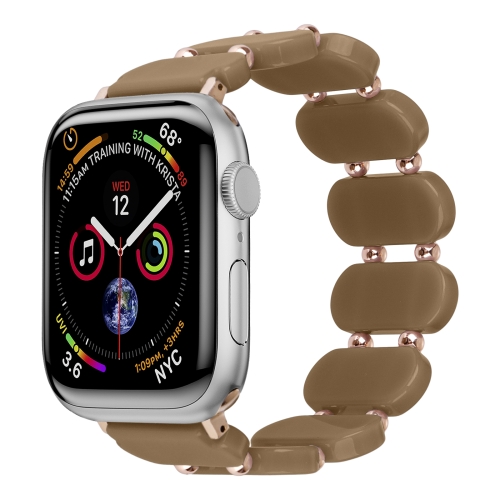 Pour Apple Watch Series 4, bracelet de montre en résine extensible