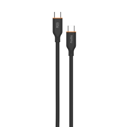 

TOTU CB-6-CC 60W USB-C / Type-C to Type-C Silicone Data Cable, Length: 1m(Black)