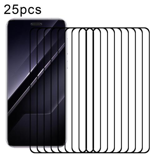 

For Honor Magic7 RSR Porsche Design 25pcs 9H HD 3D Curved Edge Tempered Glass Film(Black)