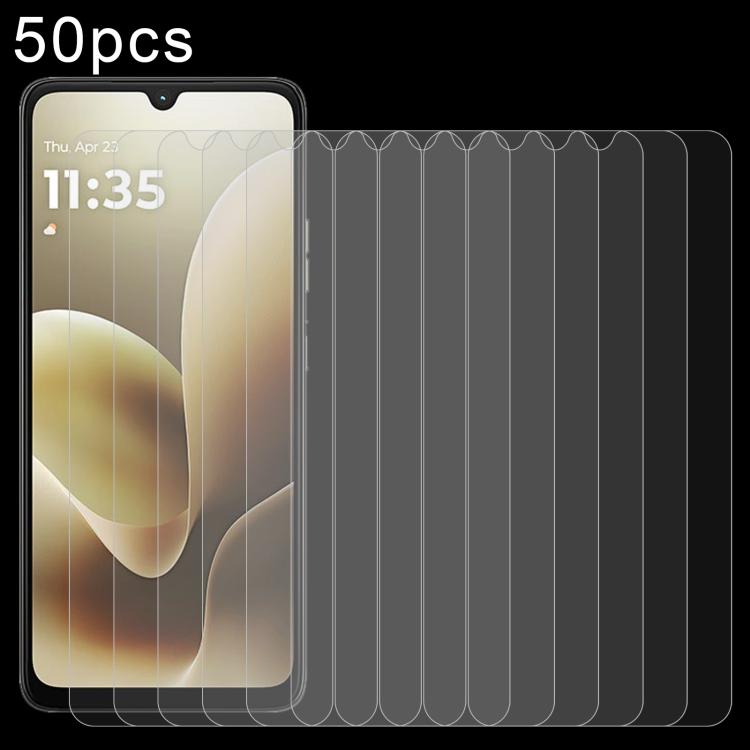 

For Motorola Moto G06 Power 4G 50pcs 0.26mm 9H 2.5D Tempered Glass Film