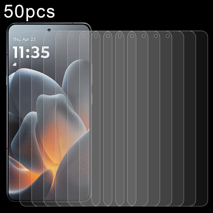 

For Motorola Moto X70 Air Pro 5G 50pcs 0.26mm 9H 2.5D Tempered Glass Film