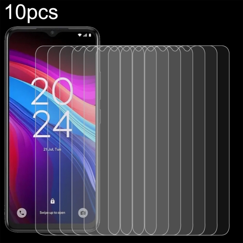 

For TCL 503 10pcs 0.26mm 9H 2.5D Tempered Glass Film