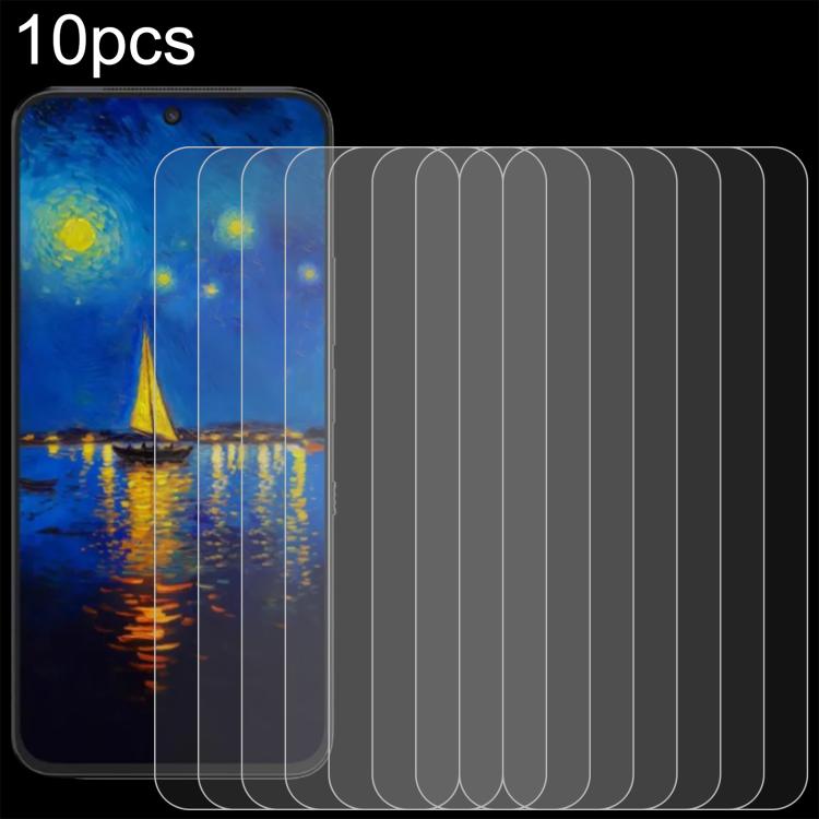

For TCL NxtPaper 60 Ultra 5G 10pcs 0.26mm 9H 2.5D Tempered Glass Film