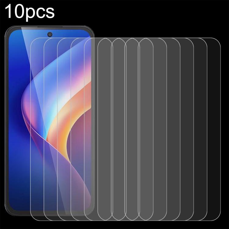 

For TCL K70 Power 4G 10pcs 0.26mm 9H 2.5D Tempered Glass Film