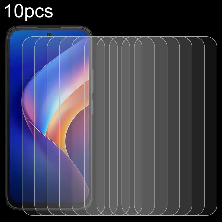 For TCL K70 XE 5G 10pcs 0.26mm 9H 2.5D Tempered Glass Film