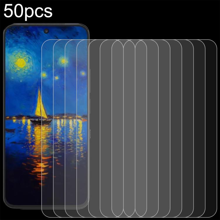 

For TCL 60 Ultra NXTpaper 5G 50pcs 0.26mm 9H 2.5D Tempered Glass Film