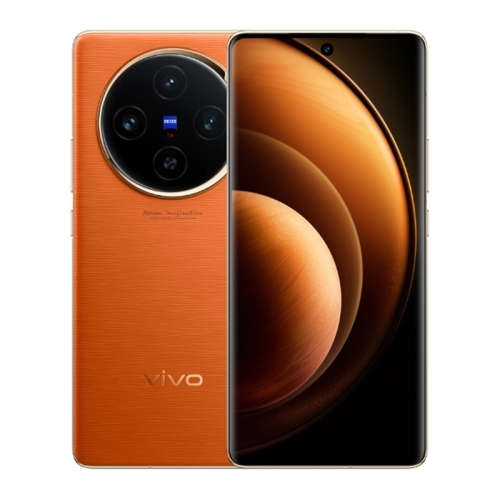 

vivo X100, 16GB+256GB, Face ID / Fingerprint Identification, 6.78 inch Android 14 OriginOS 4 Dimensity 9300 Octa Core 3.25GHz, OTG, NFC, Network: 5G(Orange)