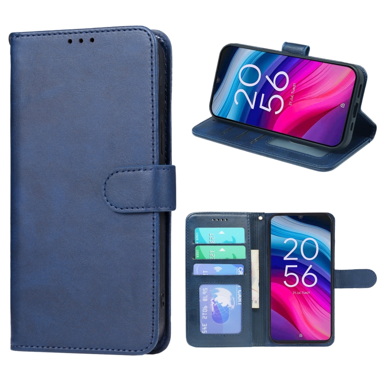 

For TCL 505 Leather Phone Case(Blue)