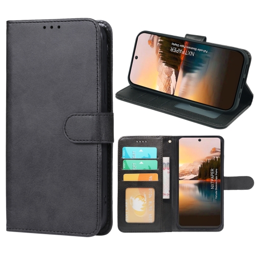 

For TCL 50 5G Leather Phone Case(Black)