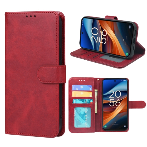 

For TCL 50 XL 5G Leather Phone Case(Red)