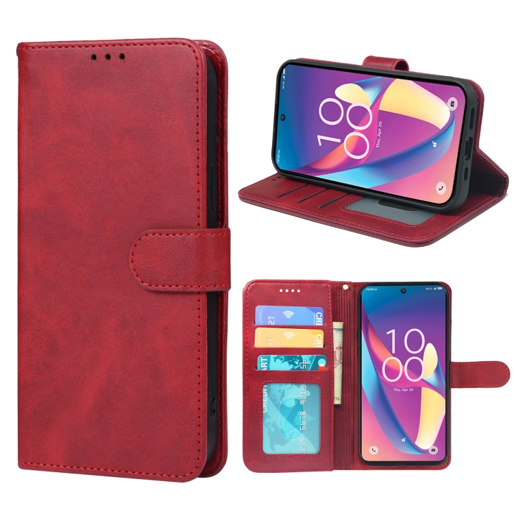 

For TCL 50 XL Nxtpaper Leather Phone Case(Red)
