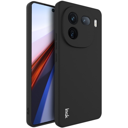 

For vivo iQOO 12 5G imak UC-4 Series Straight Edge TPU Phone Case(Black)