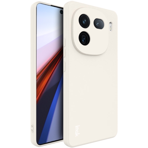 

For vivo iQOO 12 5G imak UC-4 Series Straight Edge TPU Phone Case(White)