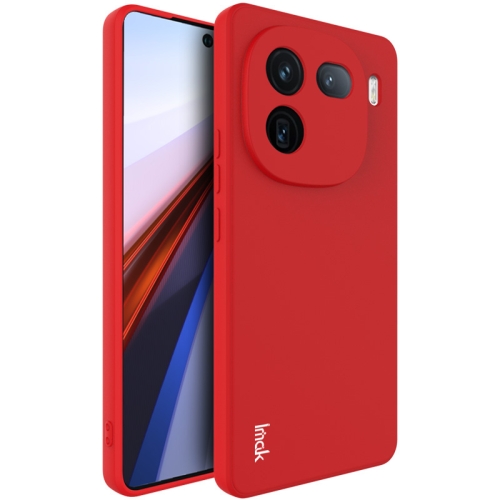 

For vivo iQOO 12 5G imak UC-4 Series Straight Edge TPU Phone Case(Red)