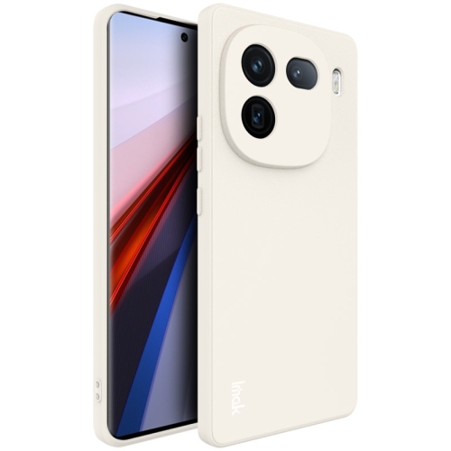 

For vivo iQOO 12 Pro 5G imak UC-4 Series Straight Edge TPU Phone Case(White)
