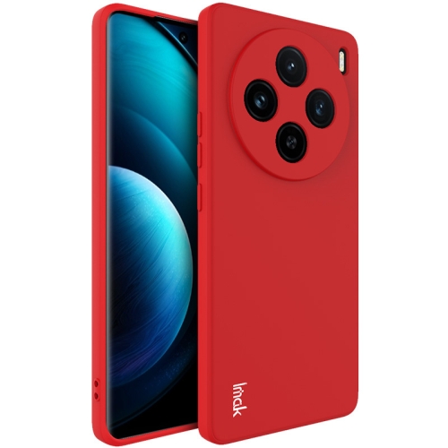 

For vivo X100 5G imak UC-4 Series Straight Edge TPU Phone Case(Red)